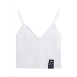 Crop top Blanco
