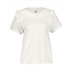 Damen T-Shirt mit Rüschen