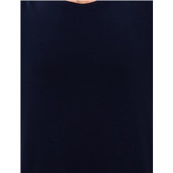 Lacivert Slim Fit Bisiklet Yaka Basic Tişört