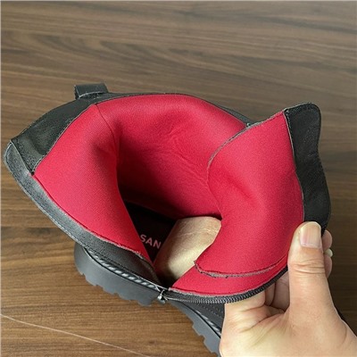 Женские кожаные ботинки на толстой подошве, экспорт