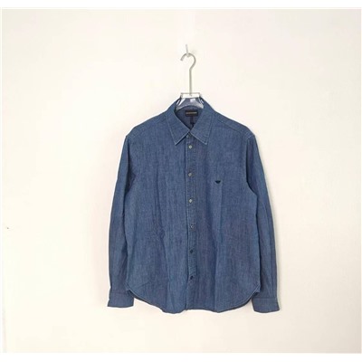 Мужская джинсовая рубашка ЭМПОРИО АРМАН*И