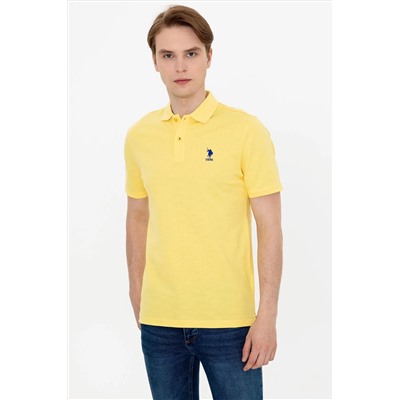 Erkek Açık Sarı Polo Yaka Tişört