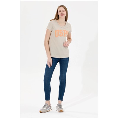 Kadın Taş Bisiklet Yaka Tişört