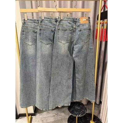 Женские джинсы MIS*S SIXT*Y прямого кроя в ретро стиле с низкой талией