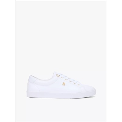 Metallic Accent Court Sneaker
