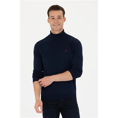 Erkek Lacivert Basic Kazak