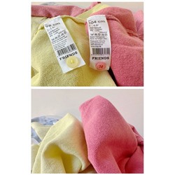 Детский хлопковый кардиган с металлизированной нитью, экспорт