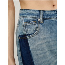 Синие джинсы "Контрастные карманы"