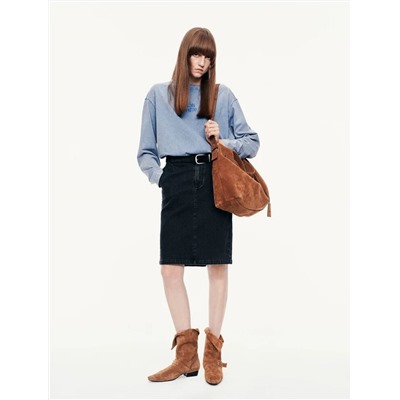 Женский лонгслив со стразами  МО*КО