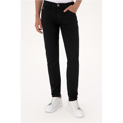 Erkek Siyah Jean Pantolon
