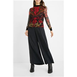 Jersey slim cuello alto