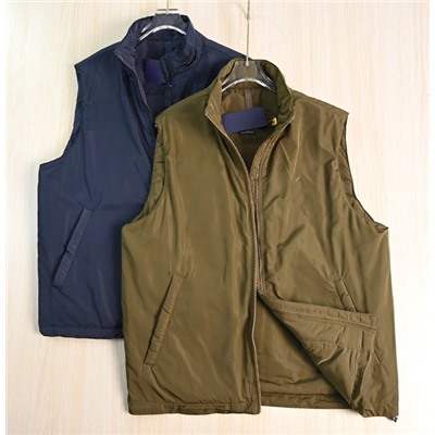 Мужской легкий тонкий хлопковый жилет с воротником-стойкой РАЛЬ*Ф Л