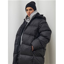 Длинный зимний женский пуховик