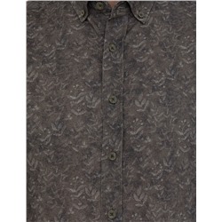 Haki Slim Fit Uzun Kollu Gömlek