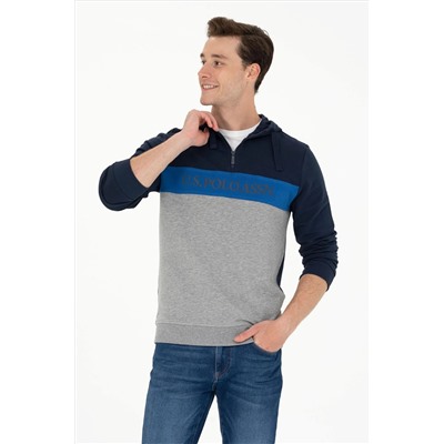 Erkek Lacivert Kapüşonlu Sweatshirt