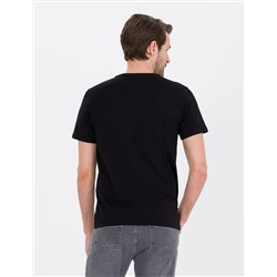 Siyah Slim Fit Basic Tişört