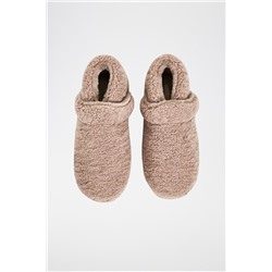 Zapatillas de casa forradas Camel