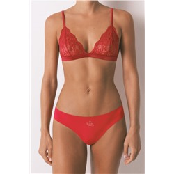 Braga brasileña clean cut rojo lurex