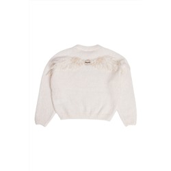 Jersey de mohair Blanco