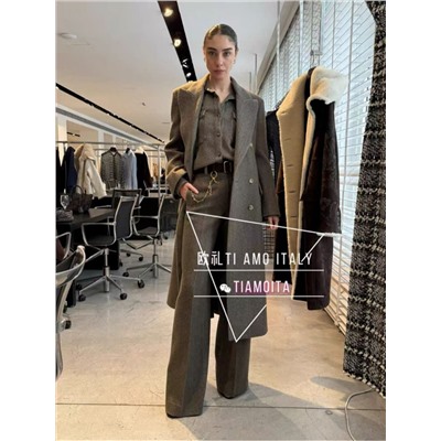 Шикарное длинное пальто высокого класса