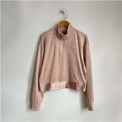 Велюровая женская толстовка с короткой молнией ❤️ ГЕС*С