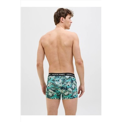 Jack & Jones JACK JONES Erkek Çiçek Desenli 6 lı Pamuklu Boxer 12277719