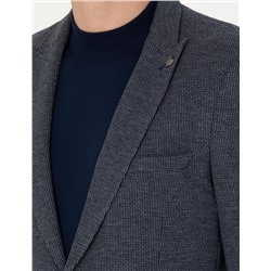 Lacivert Ekstra Slim Fit Spor Takım Elbise