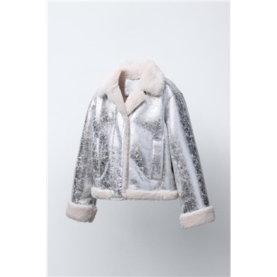 METALLIC DOUBLE-FACED JACKET