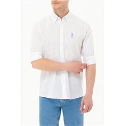 Erkek Mavi Uzun Kollu Gömlek