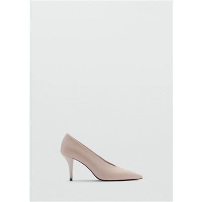 Zapato piel tacón embudo