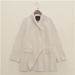 Элегантное нежное шерстяное женское пальто для шикарных образов МАССИМО Д