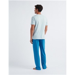Plain Pyjamas, Men, Light Blue