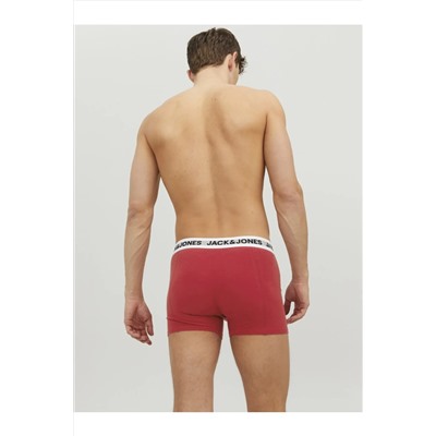 Jack & Jones Logo Detayli 3'lü Boxer Paketi- Rikki