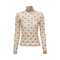 Jersey fino Caqui y negro