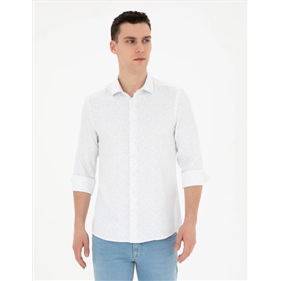 Limon Slim Fit Uzun Kollu Gömlek