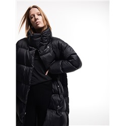 PREMIUM Mantel mit Daunenfüllung