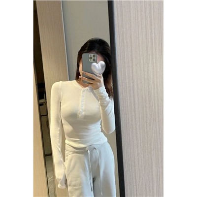 Женская тонкая футболка с длинными рукавами  ЛУЛУЛЕМО*Н