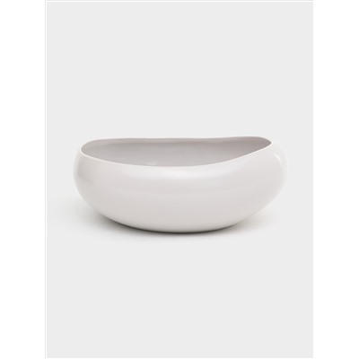 Тарелка суповая, 19 см, 1.0 л, серая, Organica