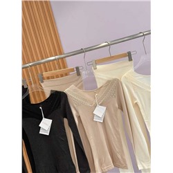 Очень утонченный женский термокомплект с кружевом   L*A PERL*A