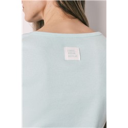 Pijama manga corta verde cuadros Vichy