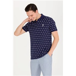 Erkek Lacivert Polo Yaka Tişört