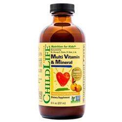 ChildLife Essentials Multi Vitamin & Mineral (Liquid) Мультивитамины и минералы в жидкой форме С натуральным апельсиново-манговым вкусом