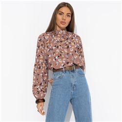 Блуза с драпировкой, Драма в деталях (фундук)