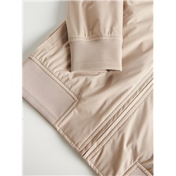 Толстовка прямого кроя с воротником-стойкой