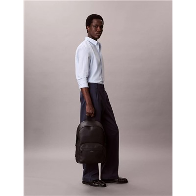 Pebbled Round Backpack