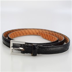 Ремень из кожи крокодила 15 мм.