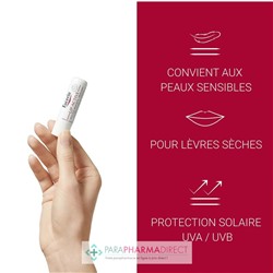 Eucerin Lip Active Stick Lèvres Soin Actif SPF20 Peau Sensible 3x4,8gLot  × 3