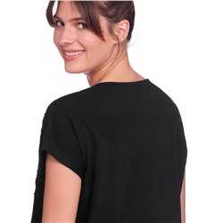 Damen T-Shirt mit Front aus Spitze
