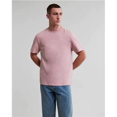 Мужская хлопковая футболка с интересной фактурой