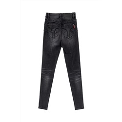 Vaquero skinny fit 7/8 Negro